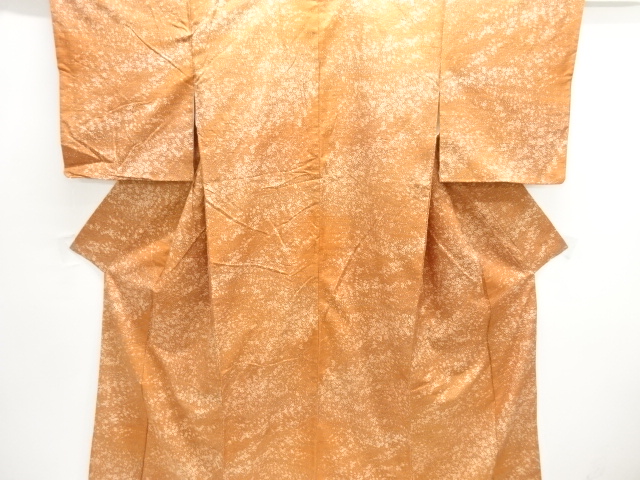 JAPANESE KIMONO / ANTIQUE KIMONO / SILK / TSUMUGI / BRANCH FLOWER